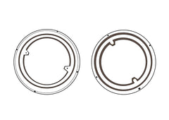 Compensation Ring for Anti-Vortex, Super size Main Drain Cover-White ⚙️