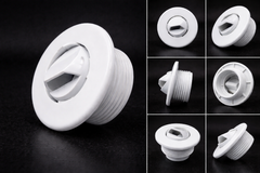 Threaded Eyeball Letterbox White