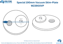 Poolstore Australia Skim Plate Special 190 ⚙️