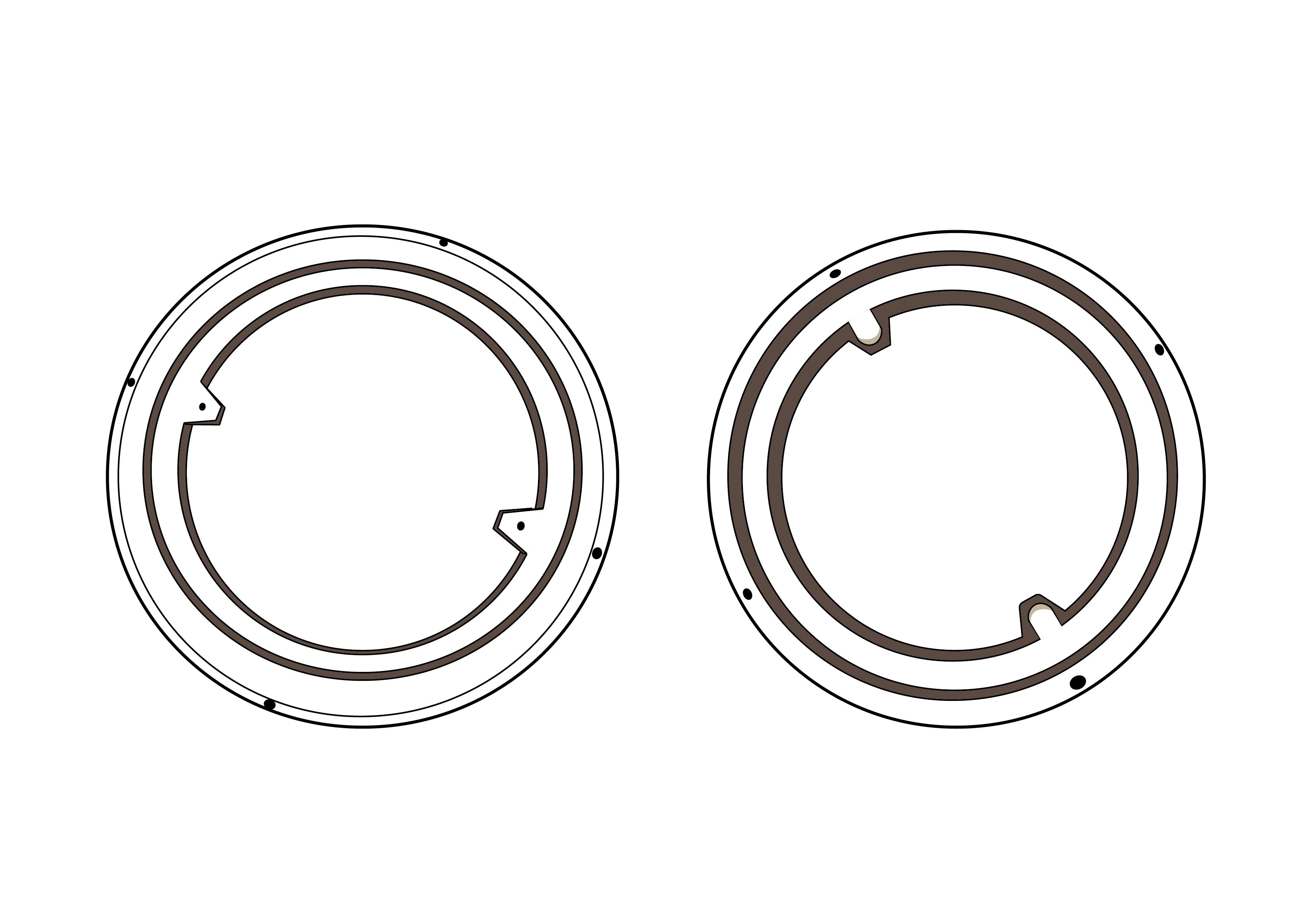 Celeste Main Drain HRV Dress Ring
