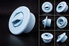 Threaded Eyeball Letterbox Blue