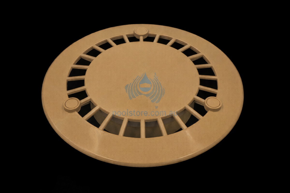 Universal Main Drain Cover Large Beige