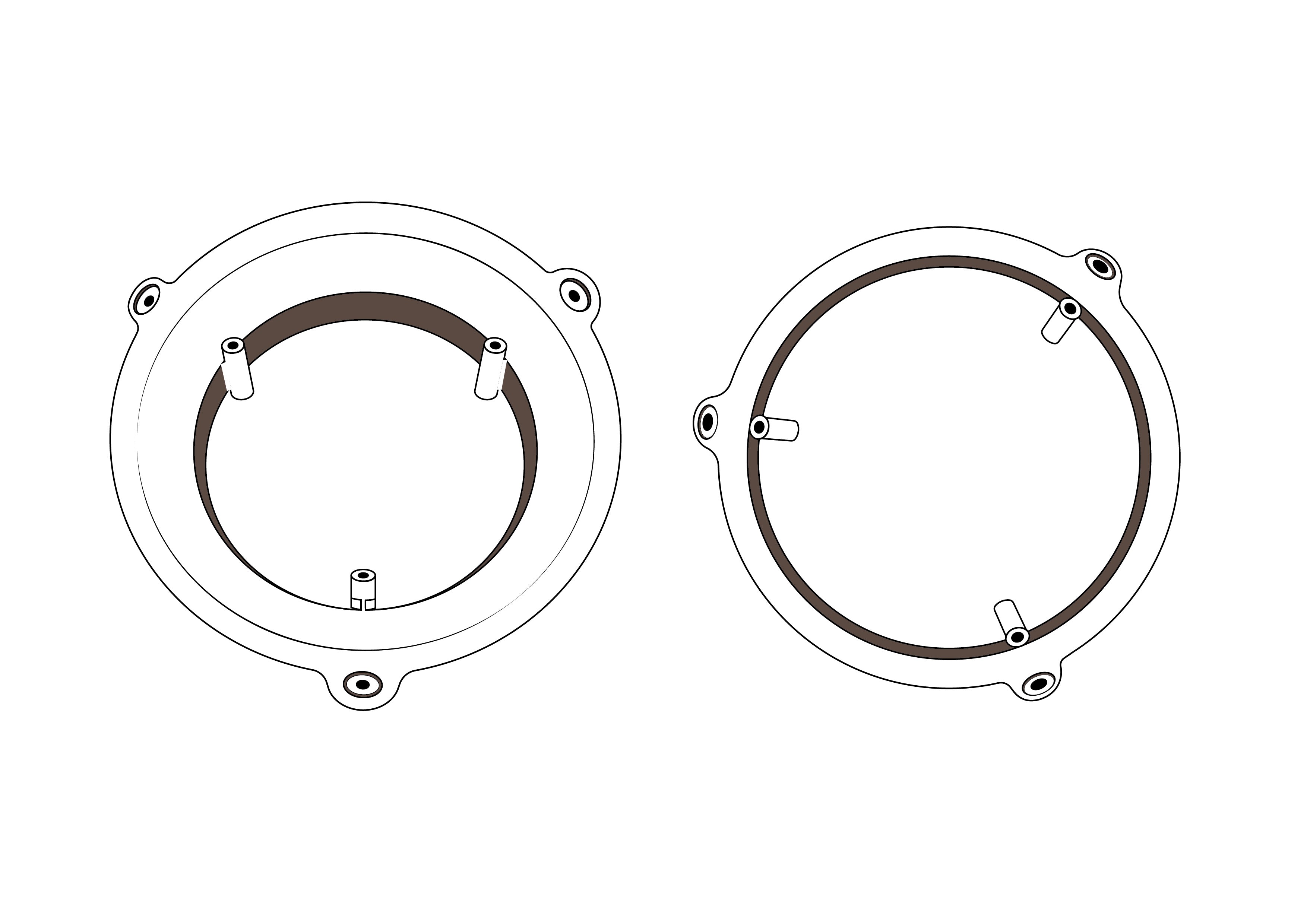 Compensation Ring for Anti-Vortex, Super size Main Drain Cover-Grey ⚙️