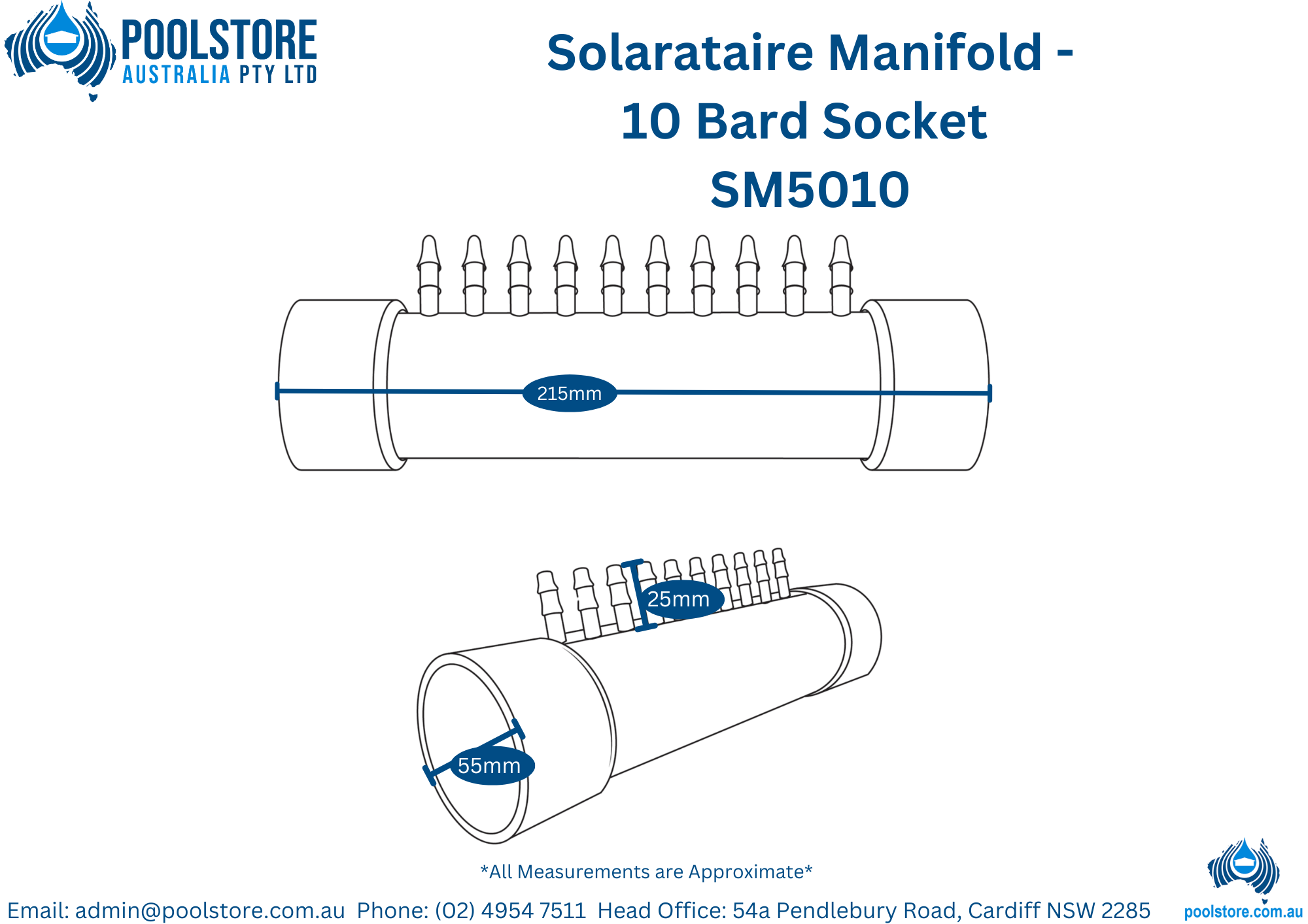 Solartaire Manifold 10 Barb socket ⚙️