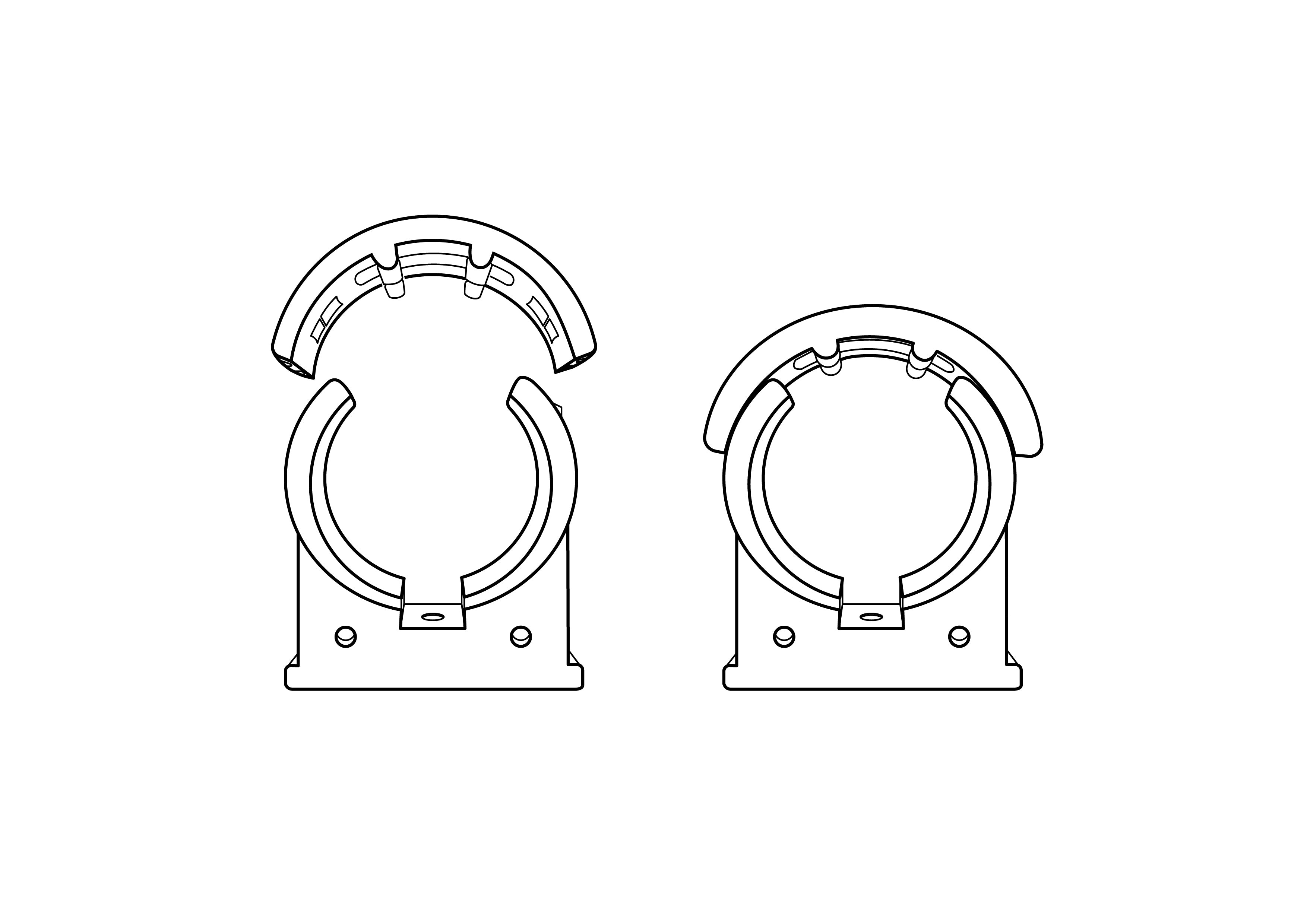 Poolstore 50mm Pipe Clip