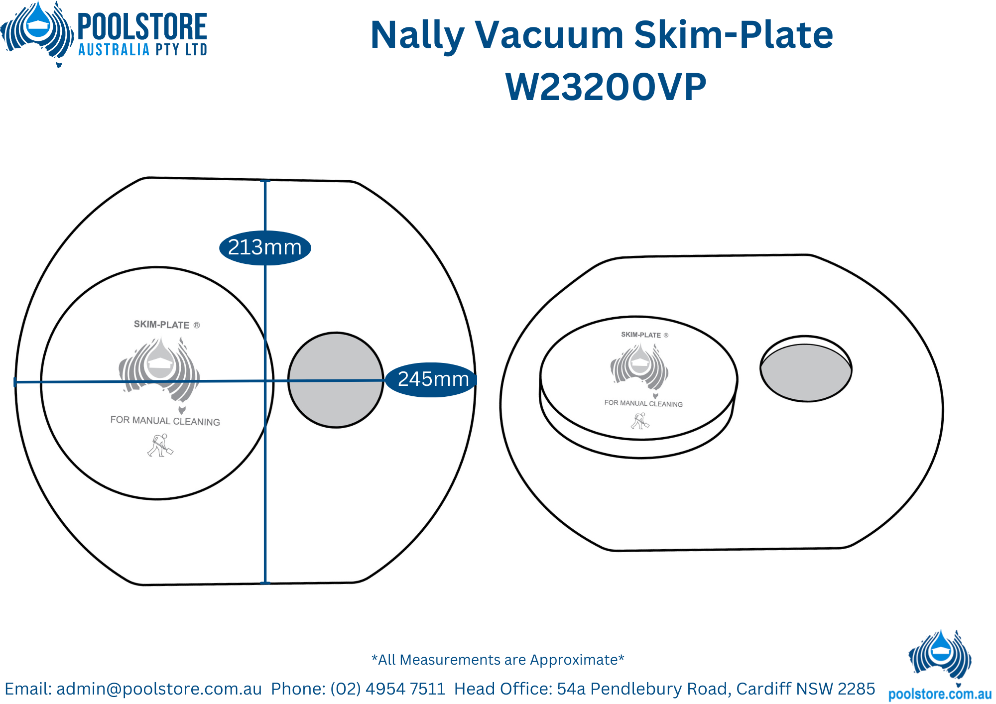 Poolstore Australia Skim Plate Nally ⚙️