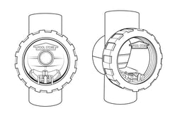 50mm Non-return Valve with Clear Lid⚙️