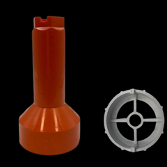 Orange Universal HSRV Removal Tool with white insert for Dome Top HSRV ⚙️