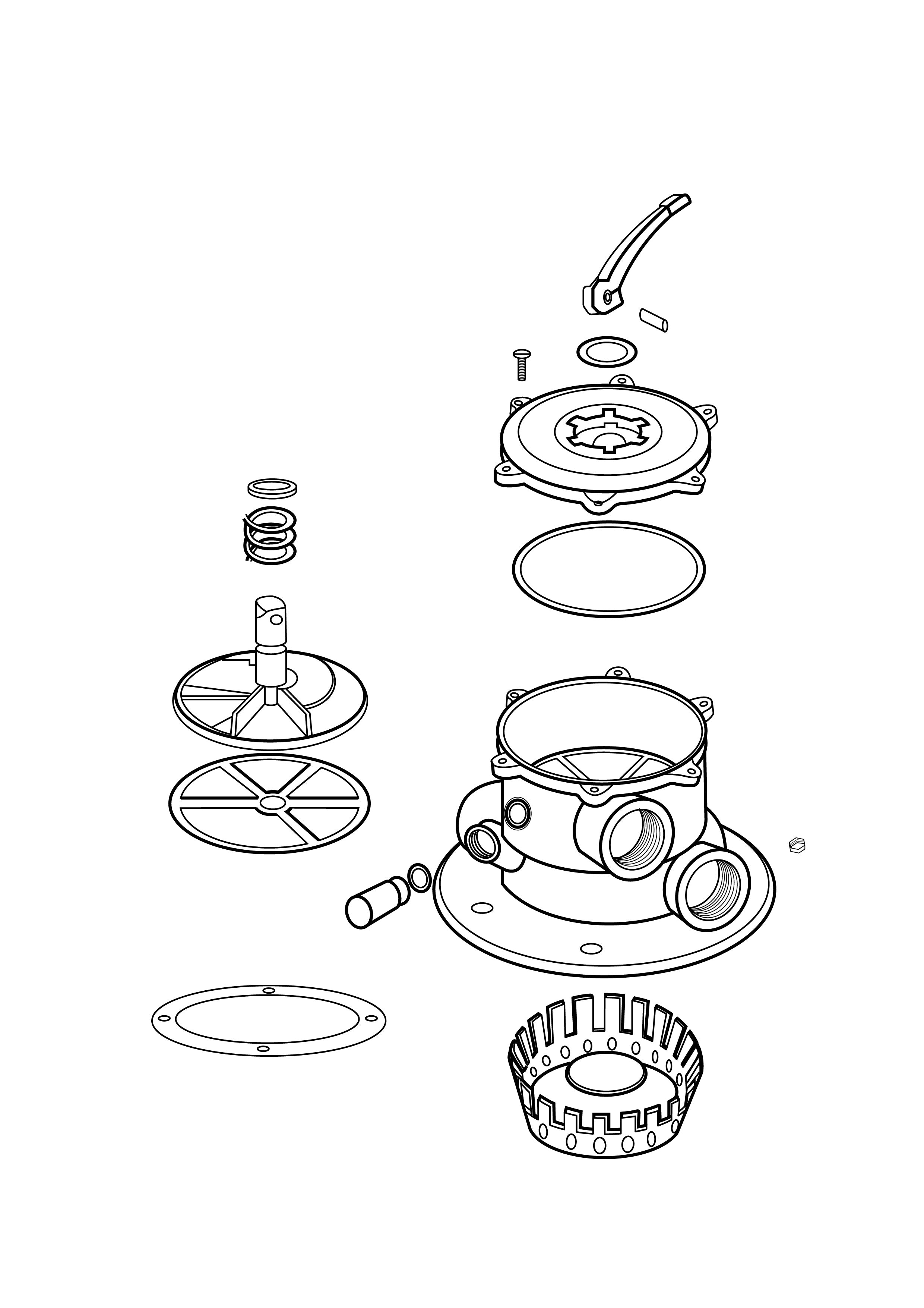 Poolstore GM Waste Spigot