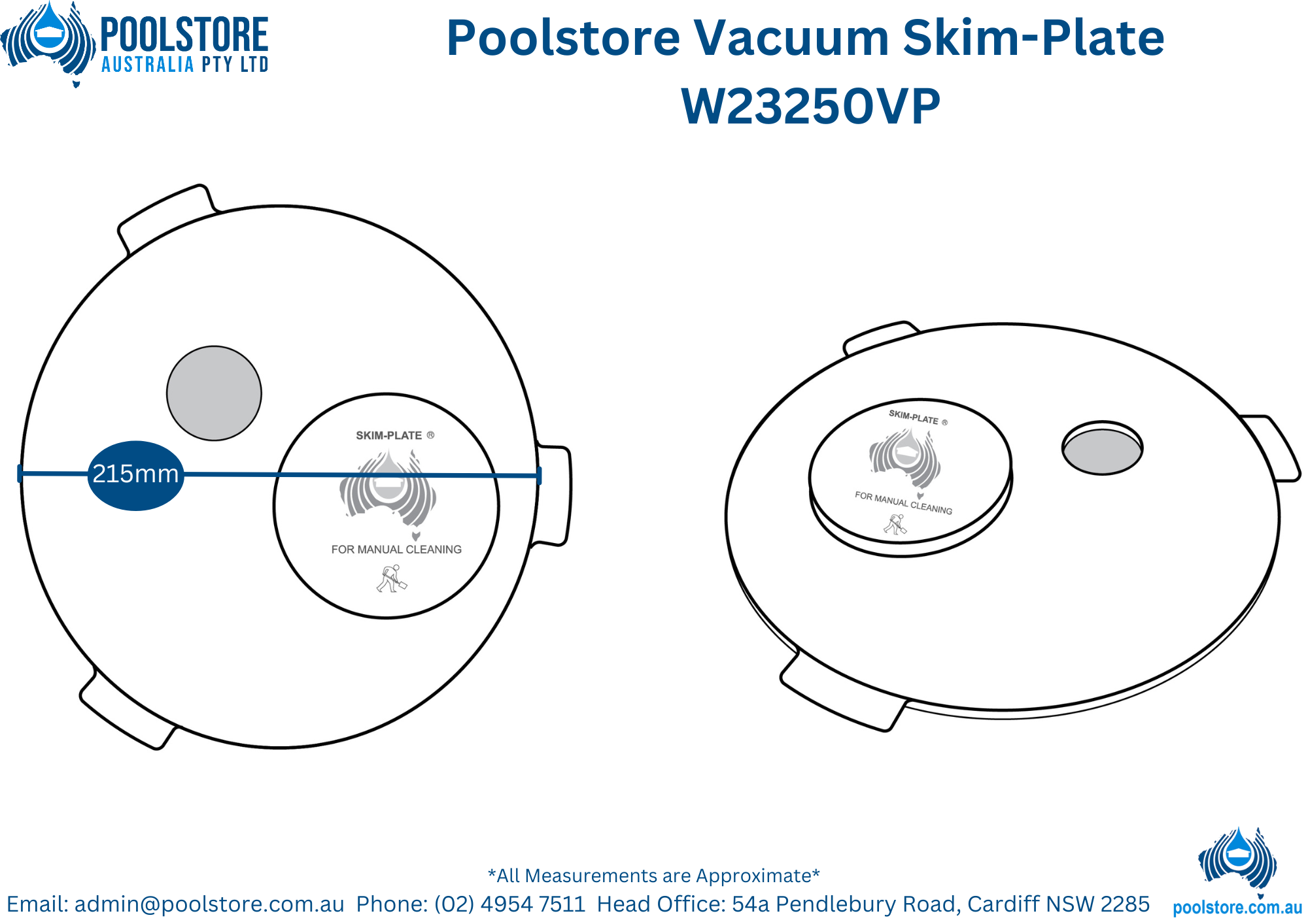 Poolstore Australia Skim Plate Poolstore