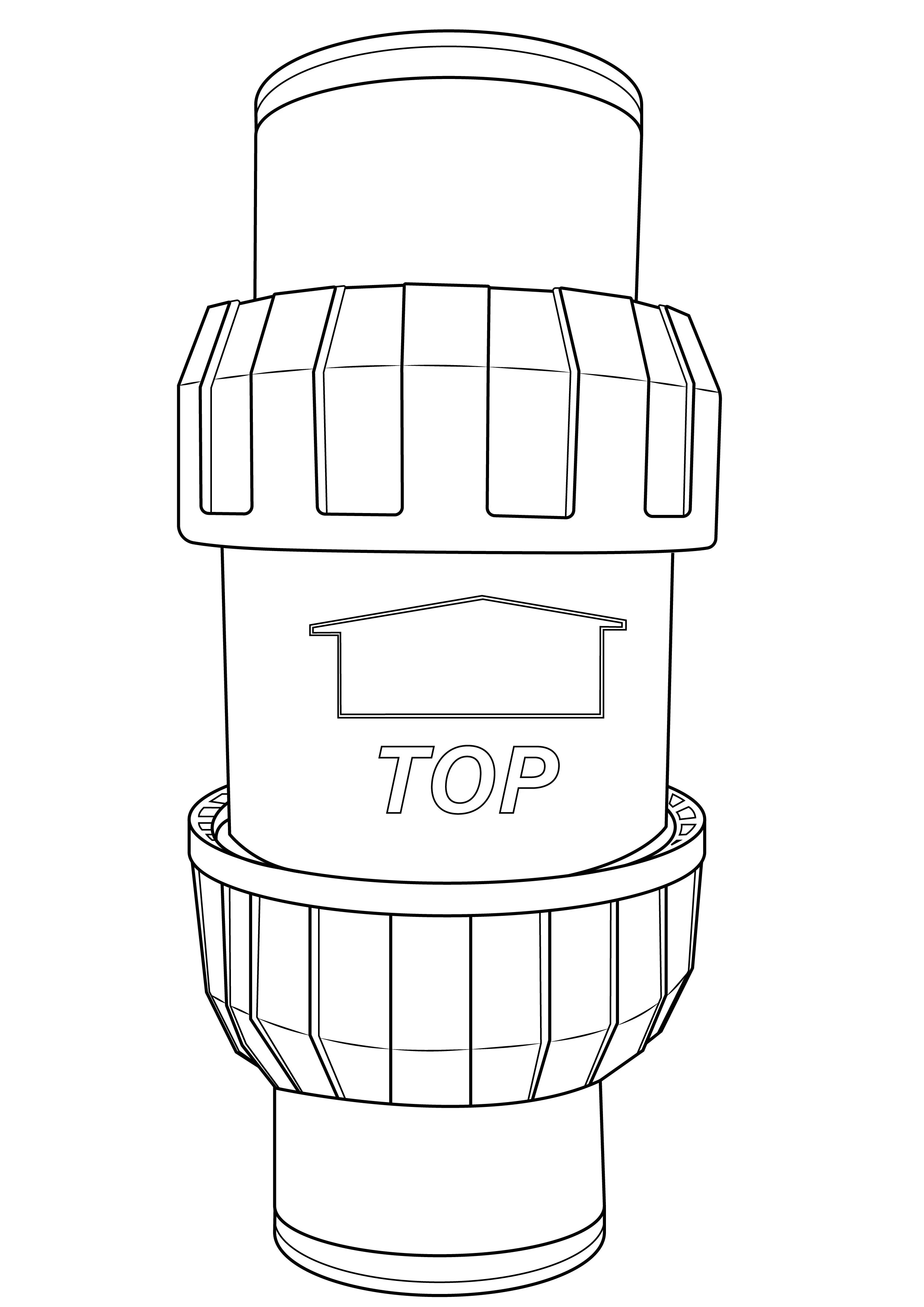 Poolstore 40mm Swing Check Non-Return Valve