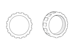 50mm Clear Top Non-Return Valve Nut Only ⚙️