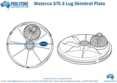 Waterco 3 Lug Skimtrol Plate ⚙️